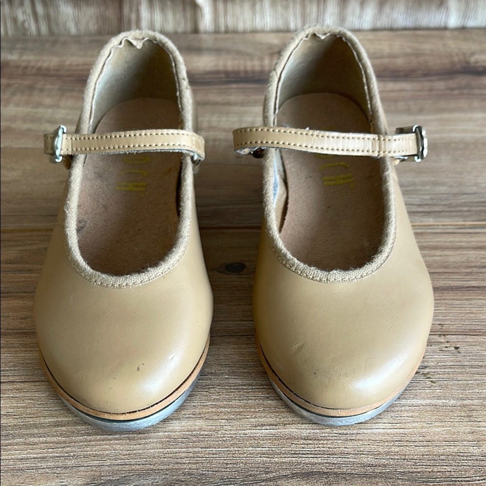 Classic Kids Mary Jane Shoes BLOCH Girls Dance Class Tap Shoes N 8 Brown/Tan